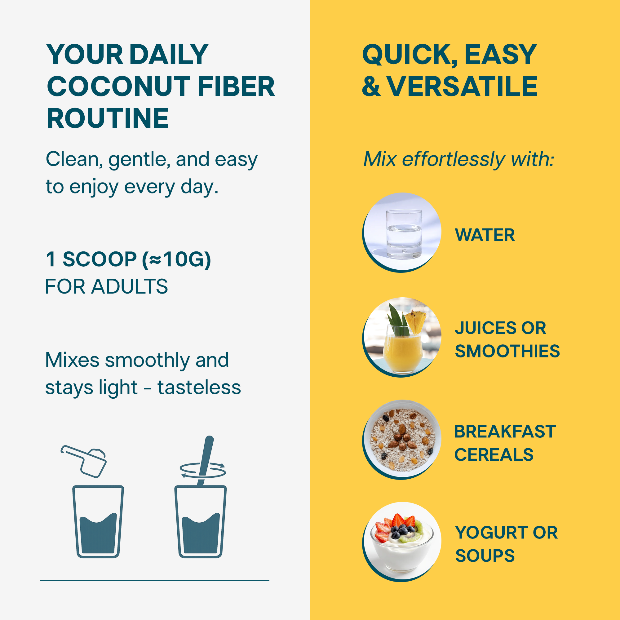 Wellio Daily Prebiotic Fiber Powder - Gentle 3-Fiber Blend for Regularity, Bloat Relief & Gut Balance - PHGG, Coconut MOS &  Acacia